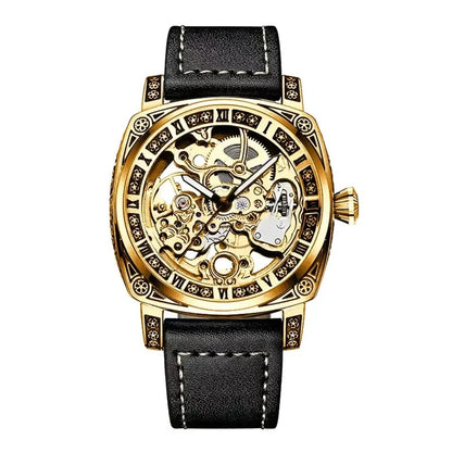 New men's & Woman watch with retro style, noble temperament, high-end personality, luminous men's mechanical watch